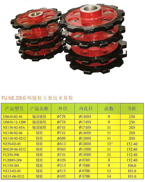 新鄉環鏈斗式提升機鏈輪