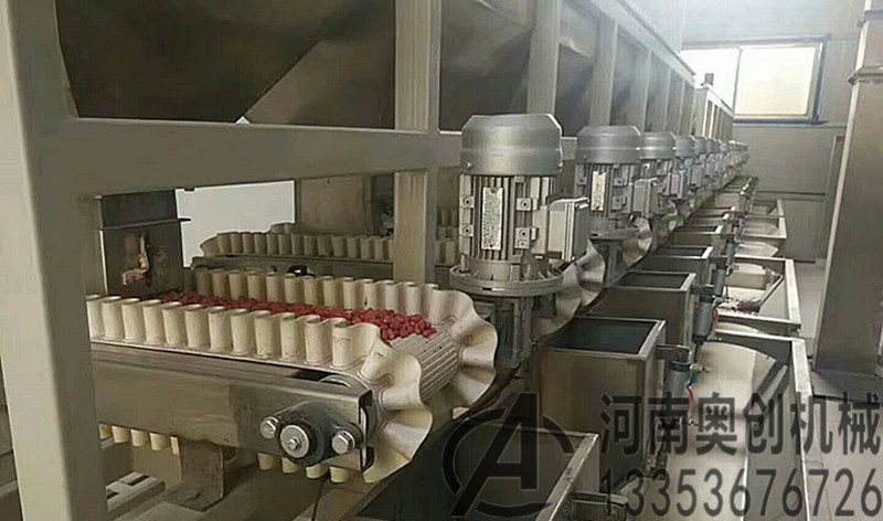 小型不銹鋼皮帶喂料機實用現場