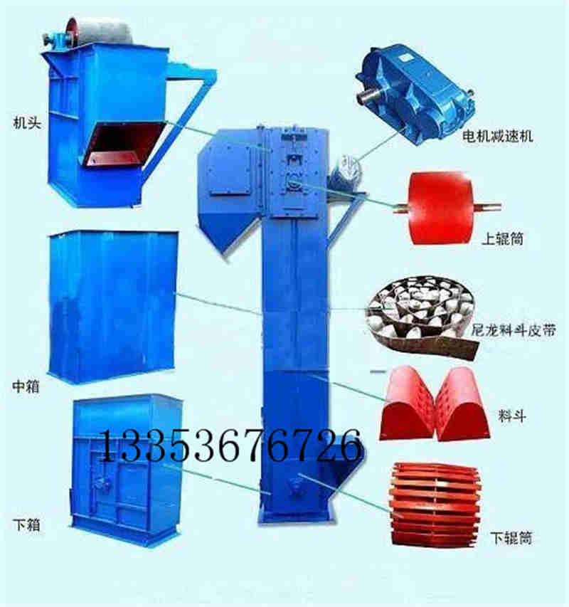 斗式提升機結構組成