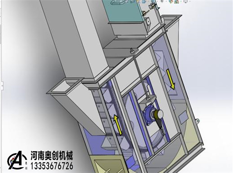 斗式提升機結構原理圖